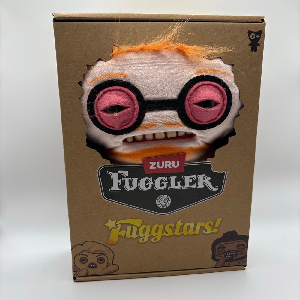 ZURU Fuggler Fuggstars Gunky Goober Plush (Ed Sheeran / Elton John Inspired)NIB